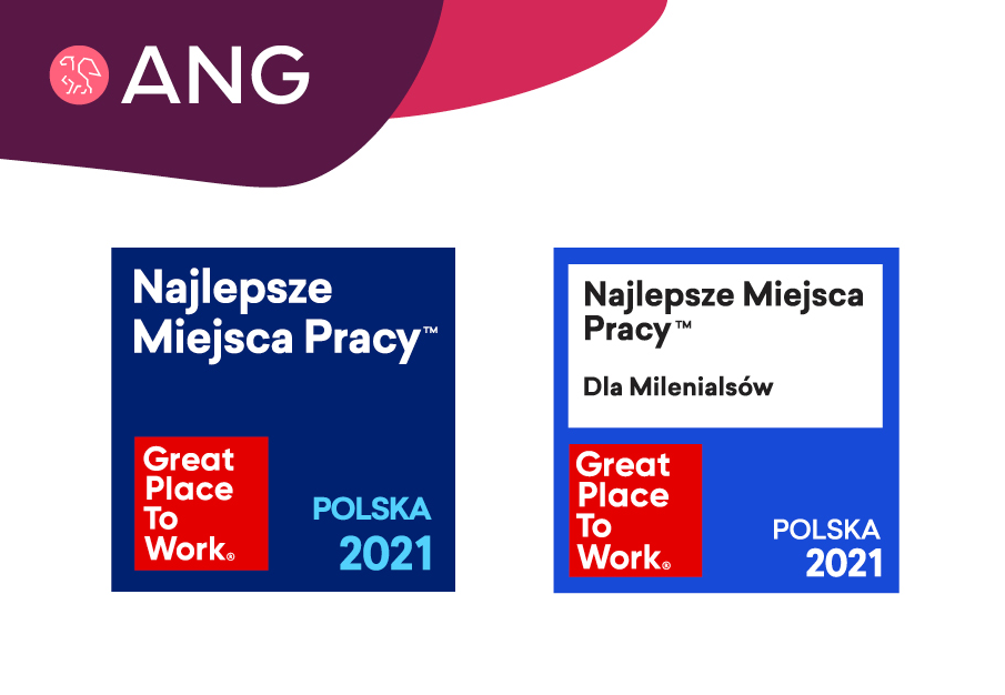 ANG Odpowiedzialne Finanse na liście Najlepszych Miejsc Pracy Polska 2021